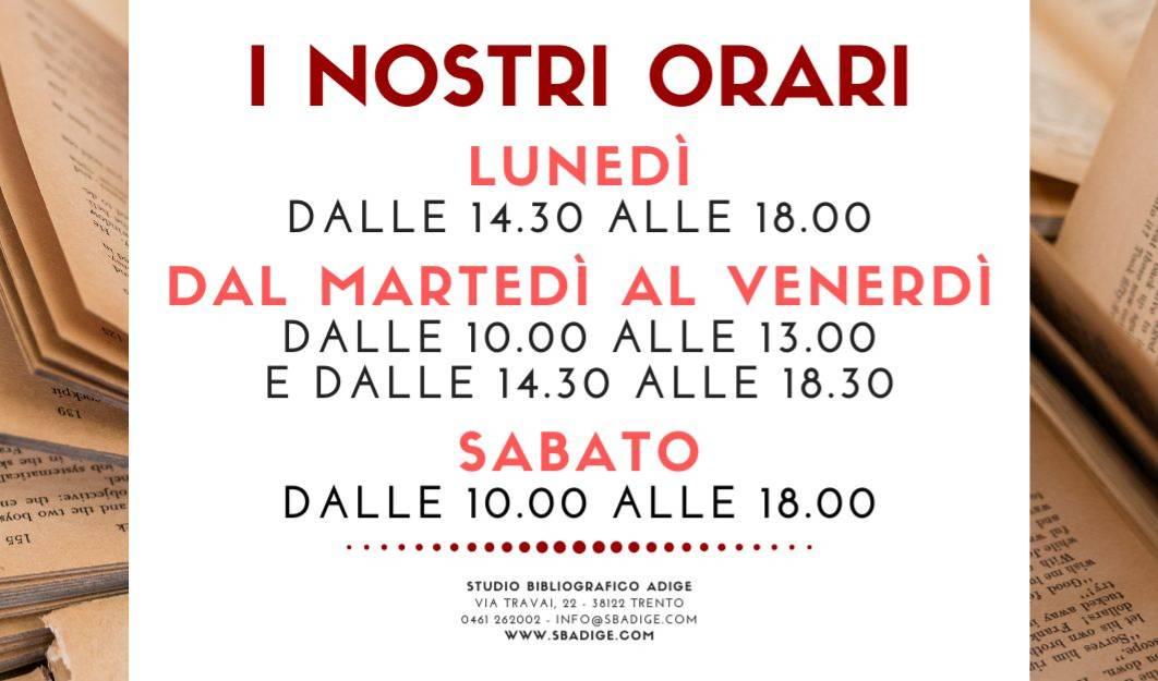 I NOSTRI ORARI